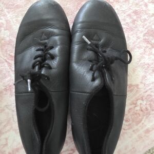 Black Leather Dance Shoes